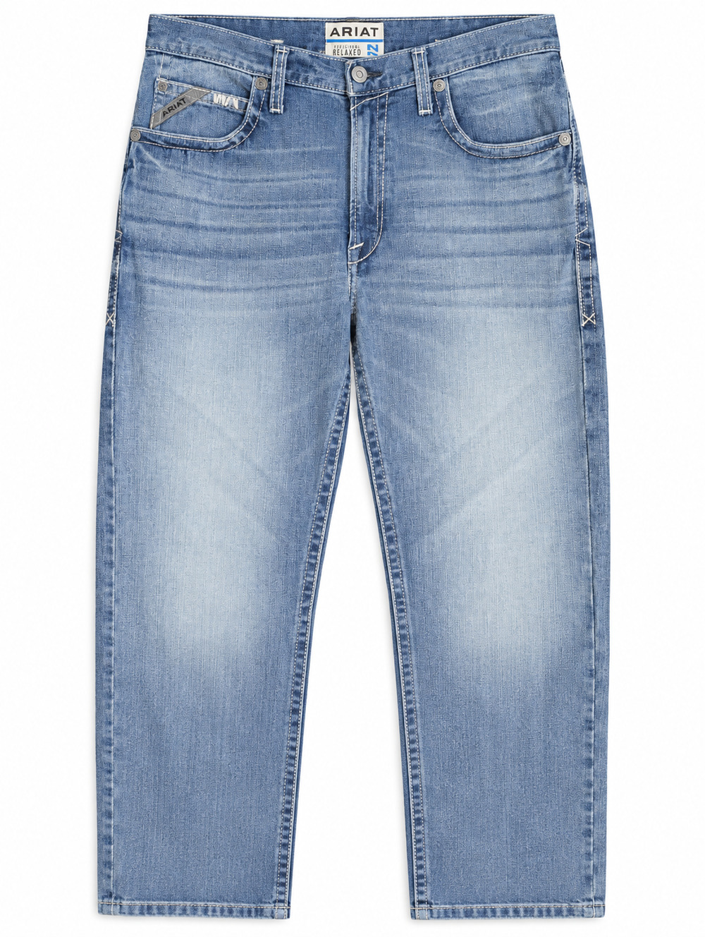 Ariat Traditional Relaxed Boot Cut Jeans Mens 36x34 Medium Wash NWT
